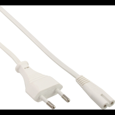 Inline 16601W tápkábel Fehér 1 M CEE7/16 C7 csatlakozó (16601W) kábel és adapter