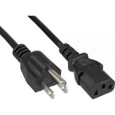 Inline 16652U tápkábel Fekete 1,8 M (16652U) kábel és adapter