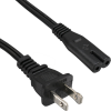 Inline 16653Y tápkábel Fekete 3 M A típusú hálózati csatlakozó C7 csatlakozó (16653Y)