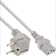 Inline 16655G tápkábel Szürke 5 M E típusú hálózati csatlakozó C13 csatlakozó (16655G) kábel és adapter