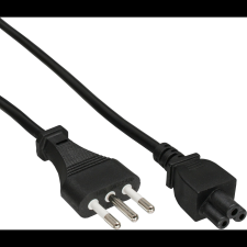 Inline 16656S tápkábel Fekete 2 M L típusú hálózati csatlakozó (16656S) kábel és adapter