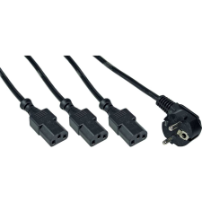Inline 16657G tápkábel Fekete 1 M CEE7/7 (16657G) kábel és adapter