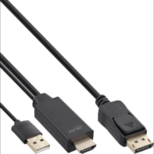 Inline 17162P video átalakító kábel 2 M Fekete (17162P) kábel és adapter