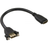 Inline 17600R HDMI kábel 0,2 M HDMI A-típus (Standard) Fekete (17600R)