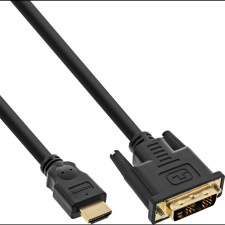 Inline 17668P video átalakító kábel 15 M HDMI DVI-D Fekete (17668P) kábel és adapter