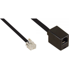 Inline 18837 telefonkábel 10 M Fekete (18837) kábel és adapter