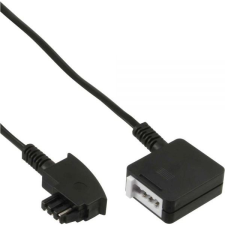 Inline 18841 telefonkábel 10 M Fekete (18841) kábel és adapter