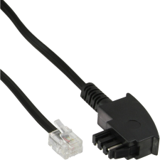 Inline 18902 telefonkábel 1 M Fekete (18902) kábel és adapter
