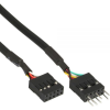 Inline 19995D 9 pin Fekete (19995D)