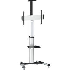 Inline 23170A asztali TV konzol 94 cm (37") Padló Fekete, Ezüst (23170A) tv állvány és fali konzol