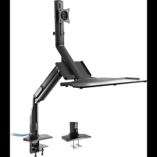 Inline 23174A asztali TV konzol 43,2 cm (17") Fekete (23174A) tv állvány és fali konzol