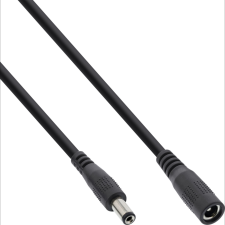 Inline 26802B tápkábel Fekete 2 M (26802B) kábel és adapter