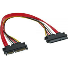 Inline 29652B SATA kábel 0,5 M Többszínű (29652B) kábel és adapter