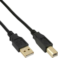 Inline 34510S USB kábel 1 M USB A USB B Fekete (34510S) kábel és adapter