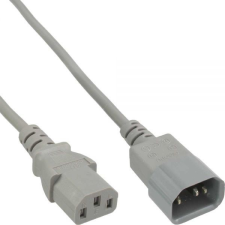 Inline 4043718101696 tápkábel Szürke 1,8 M C13 csatlakozó C14 csatlakozó (16632G) kábel és adapter