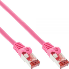 Inline 4043718126002 hálózati kábel Rózsaszín 10 M Cat6 S/FTP (S-STP) (76400M) kábel és adapter