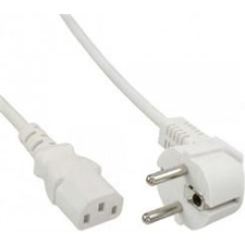 Inline 4043718143788 tápkábel Fehér 5 M CEE7/7 C13 csatlakozó (16655W) kábel és adapter