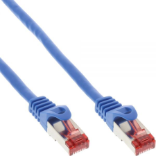 Inline 4043718231539 hálózati kábel Kék 10 M Cat6 S/FTP (S-STP) (76110B) kábel és adapter