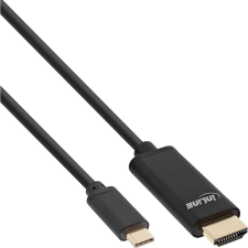 Inline 64111 video átalakító kábel 1 M USB C-típus HDMI Fekete (64111) kábel és adapter