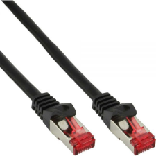 Inline 76111S hálózati kábel Fekete 1 M Cat6 S/FTP (S-STP) (76111S) kábel és adapter