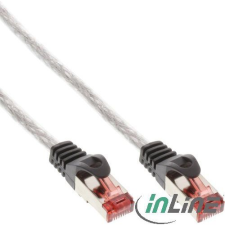 Inline 76411T hálózati kábel Átlátszó 1 M Cat6 S/FTP (S-STP) (76411T) kábel és adapter
