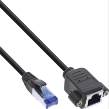 Inline 76505X hálózati kábel Fekete 5 M Cat6a S/FTP (S-STP) (76505X) kábel és adapter