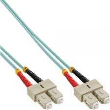 Inline 83525O InfiniBand és száloptikai kábel 25 M 2x SC Türkizkék, Türkizkék (83525O) kábel és adapter