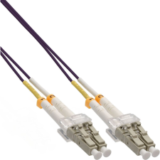 Inline 88540P InfiniBand és száloptikai kábel 40 M 2x LC Lila (88540P) kábel és adapter