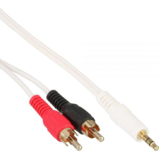Inline 89930W audio kábel 5 M 3.5mm Fehér (89930W) kábel és adapter