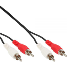Inline 89938A audio kábel 3 M 2 x RCA Fekete (89938A) kábel és adapter