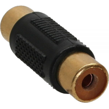 Inline 99315 csatlakozó átlakító Cinch female RCA Fekete, Arany (99315) kábel és adapter