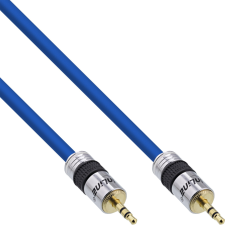 Inline 99953P audio kábel 3 M 3.5mm Kék (99953P) kábel és adapter