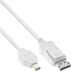 Inline S-17135 DisplayPort kábel 5 M Mini DisplayPort Fehér (S-17135)