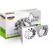INNO3D Geforce RTX4060 TI 8GB Twin X2 OC White (N406T2-08D6X-171153W) videókártya