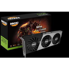 INNO3D GeForce RTX 4070 12GB GDDR6X X3 OC Videókártya (N40703-126XX-185252L) videókártya