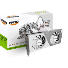 INNO3D GeForce RTX 4070 Twin X2 OC Fehér 12G (N40702-126XX-185252W) videókártya
