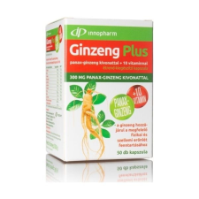 InnoPharm Ginzeng Plus panax-ginzeng kivonattal + 10 vitaminnal kapszula 50db vitamin és táplálékkiegészítő
