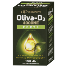 InnoPharm oliva-d3 4000ne forte lágyzselatin kapszula 100 db vitamin és táplálékkiegészítő
