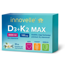  INNOVELLE D3+K2 MAX 4000NE RAGOTABL. 30X vitamin és táplálékkiegészítő