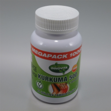  Innovita kurkuma 500e-vitaminnal 100 db vitamin és táplálékkiegészítő