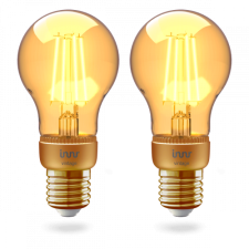 INNR LED lámpa , égő , INNR , izzószálas hatás , filament , 2 x E27 , 2 x 4.2 Watt , borostyán... izzó