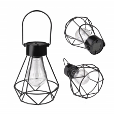 Inny Lampa Solarna Wisząca LED Zewnętrzna Ogrodowa Latarenka 3000K IP44 Czujnik Zmierzchu kültéri világítás