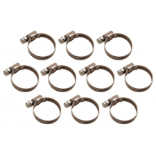 Inox csőbilincs, 20x32 mm, 10 darab (BGS 8095-20x32) barkácsolás, csiszolás, rögzítés
