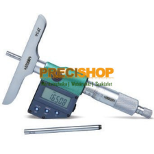 Insize Mélységmérő-mikrométer Digitális-, mérőhíddal, INSIZE 3540-100, 0-100/0.001 mm/0-4&quot; mérőműszer