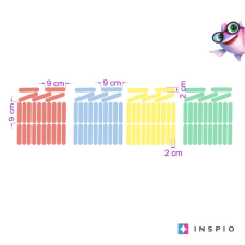 INSPIO Falmatricák gyerekszobába - Színes konfetti (9549f) tapéta, díszléc és más dekoráció