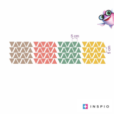 INSPIO Háromszögek - Színes matricák gyerekszobába (9530f) tapéta, díszléc és más dekoráció