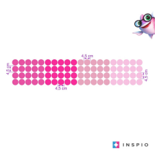 INSPIO Rózsaszín pöttyök falra (9529f) tapéta, díszléc és más dekoráció