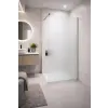 Inspiro Design Liberta Walk-In Matt, zuhanyfal, 8 mm üveg, nano felület, króm, 120x200 cm