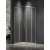 Inspiro Design Uno Angolare, szögletes zuhanykabin, 6 mm üveg, króm, 90x90x200 cm