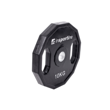 Insportline Gumírozott súlyzótárcsa inSPORTline Ruberton 10 kg súlytárcsa